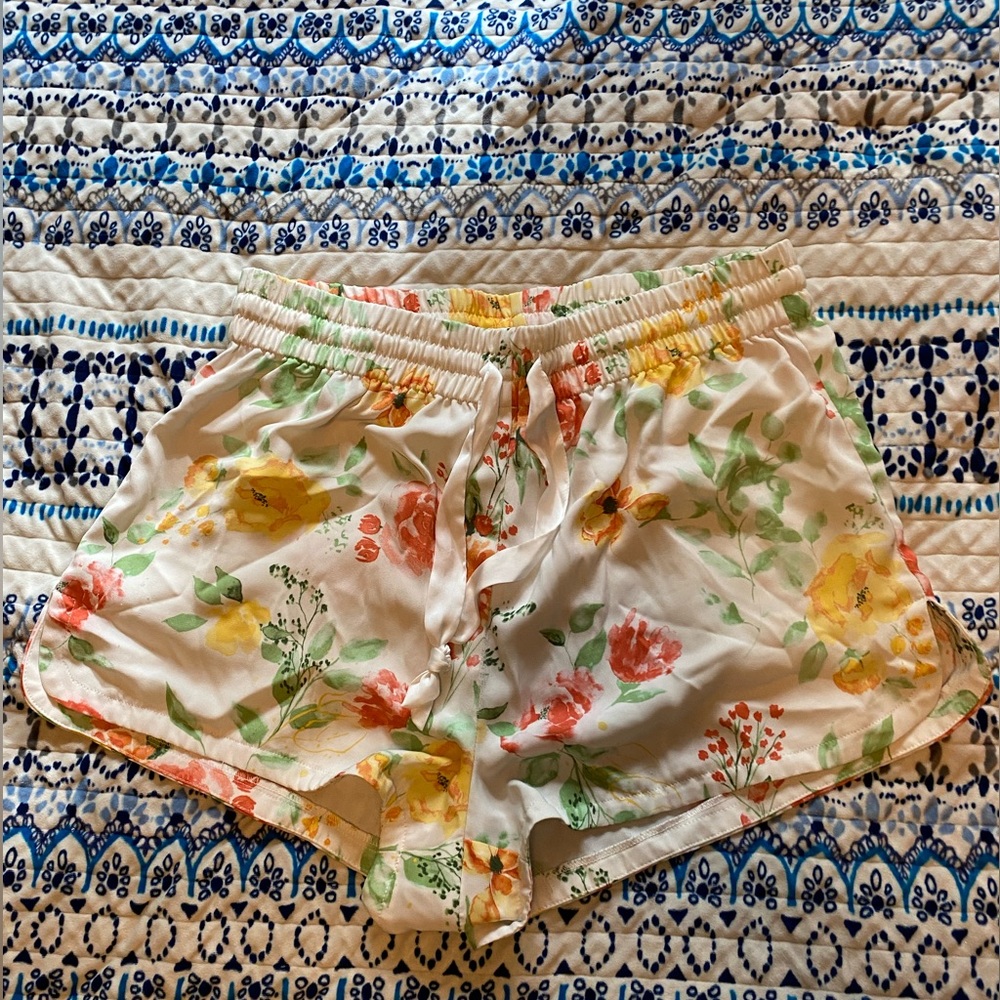 Floral Sleepwear Shorts